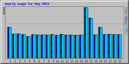 Hourly usage for May 2024